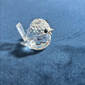Swarovski Silver Crystal Mini Sparrow Figurine